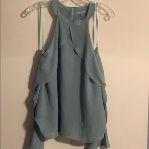 Seafoam green off shoulder top